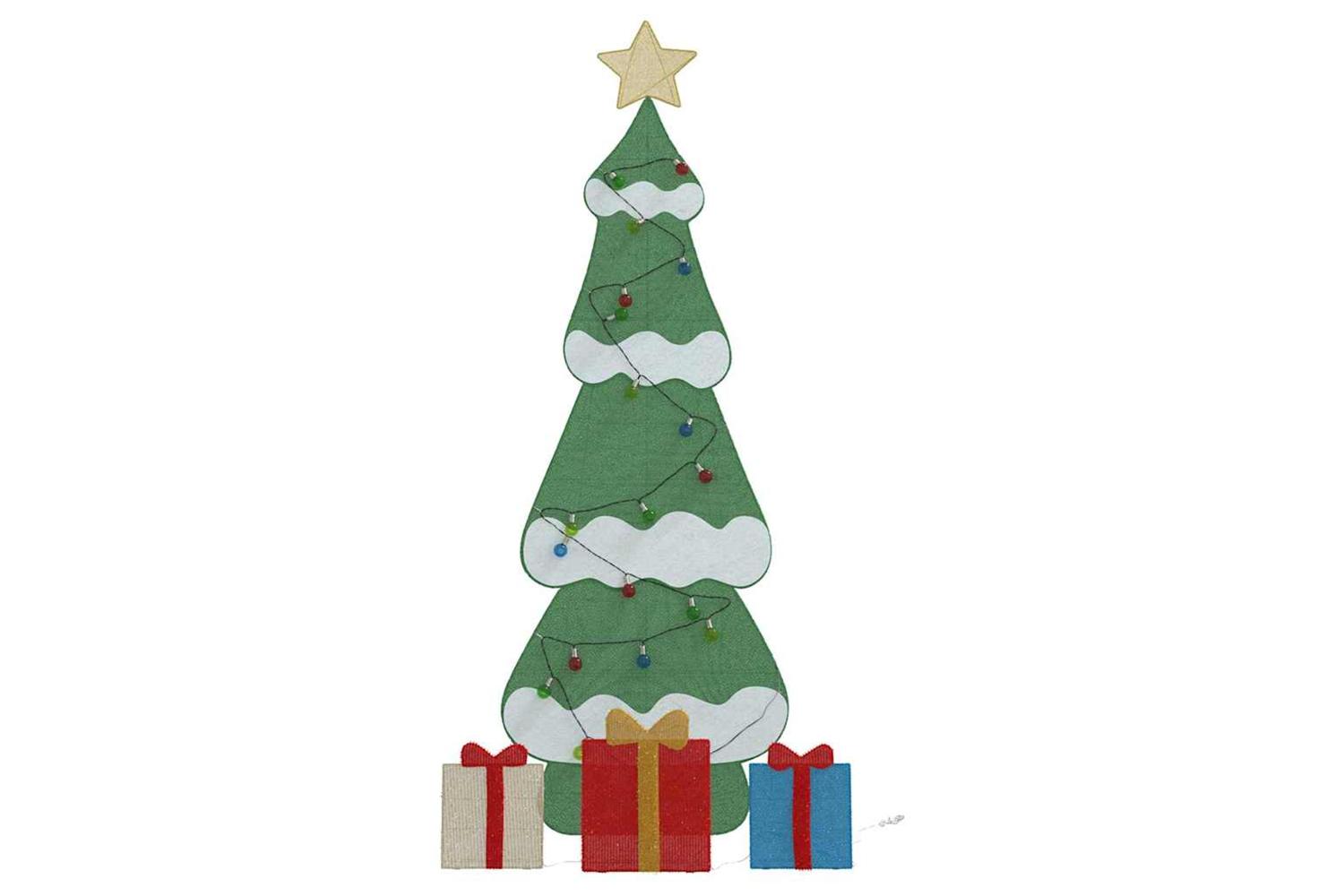 Vidaxl Lighted Christmas Tree With 3 Gift Boxes 2d Warm White 180 Cm-6