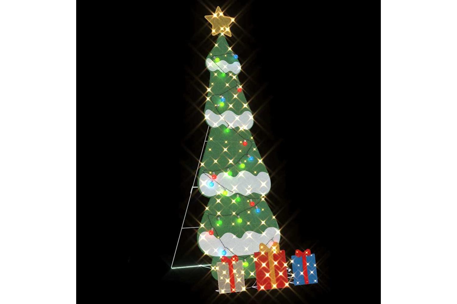 Vidaxl Lighted Christmas Tree With 3 Gift Boxes 2d Warm White 210 Cm-5