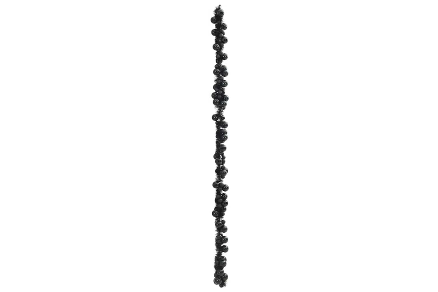 Vidaxl Christmas Ball Garland Black 186 Cm Polystyrene-4