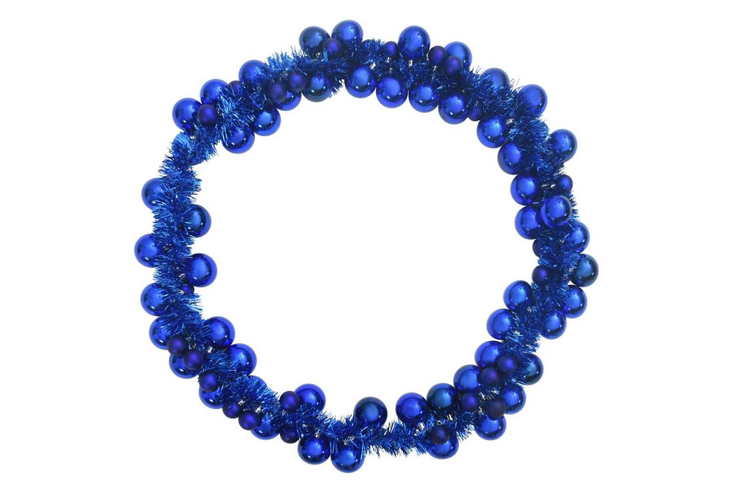 Vidaxl Christmas Ball Garland Blue 186 Cm Polystyrene-5