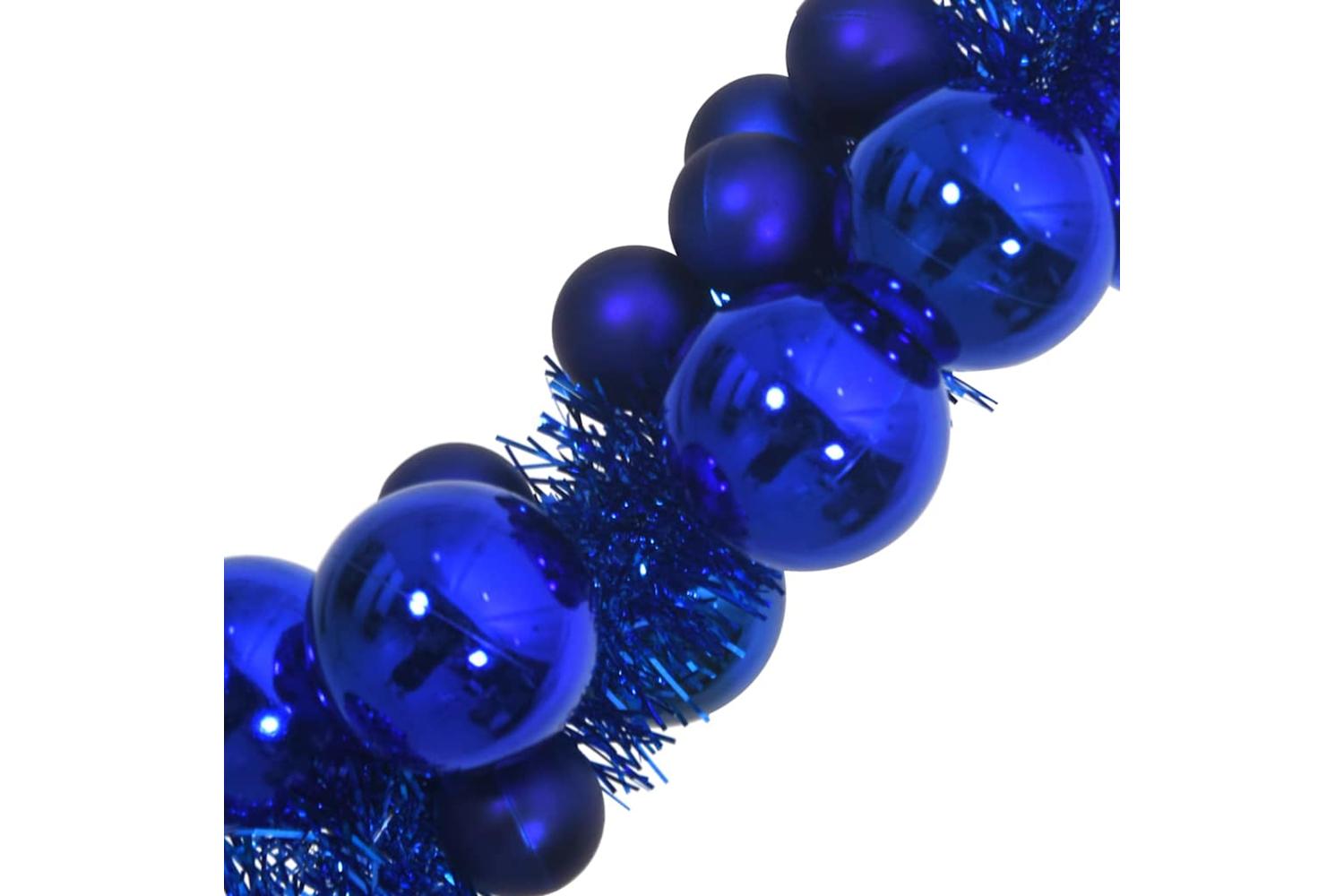 Vidaxl Christmas Ball Garland Blue 186 Cm Polystyrene-6