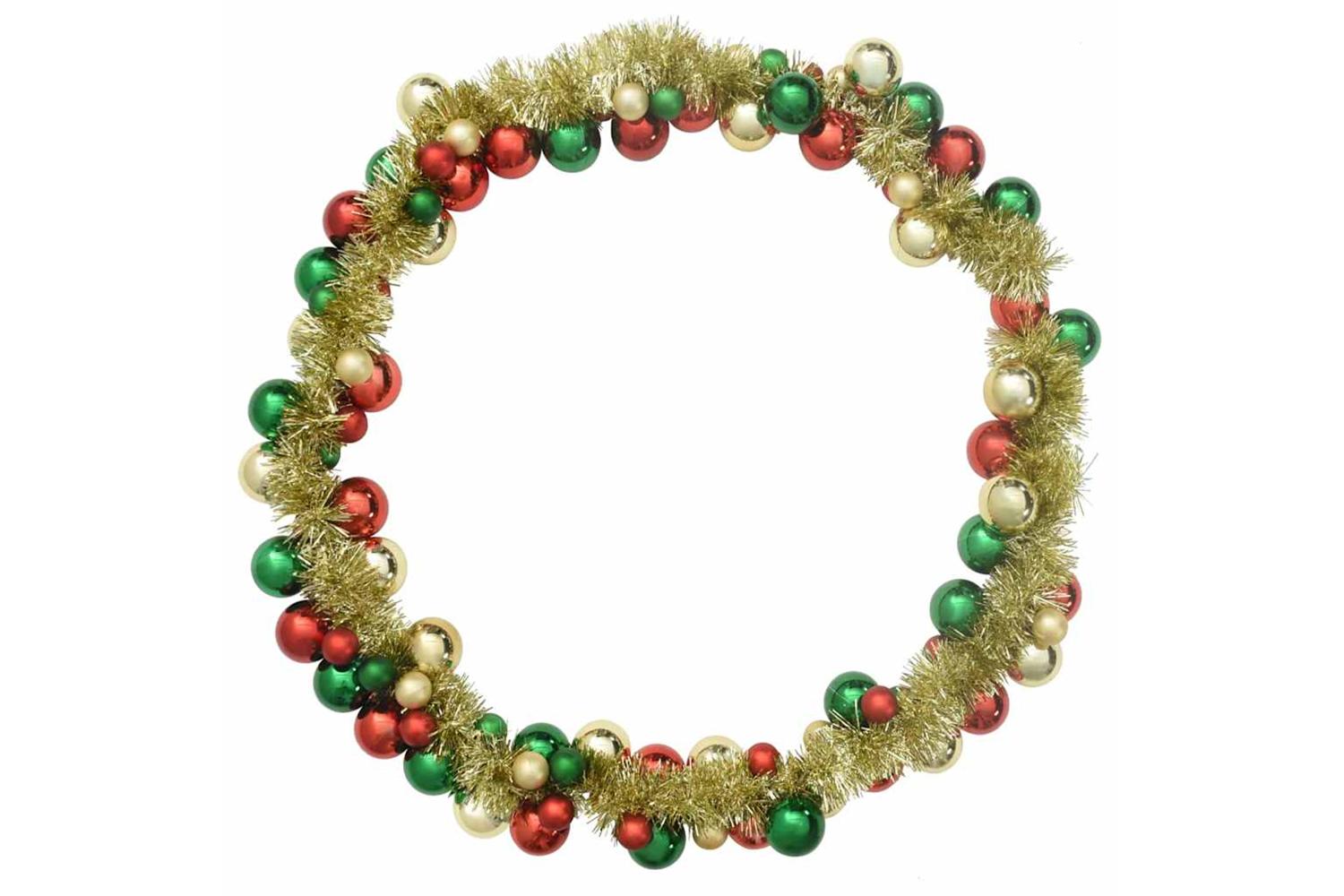 Vidaxl Christmas Ball Garland Multicolour 186 Cm Polystyrene-5