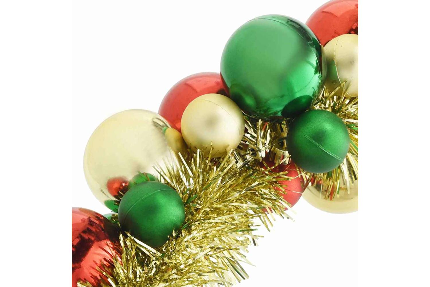 Vidaxl Christmas Ball Garland Multicolour 186 Cm Polystyrene-6