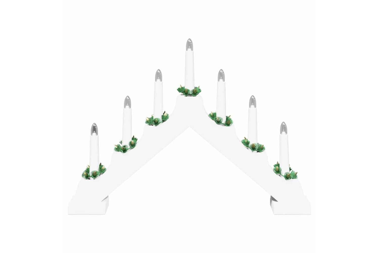 Vidaxl Christmas Candle Bridge 3 Pcs White 395 X 5 X 29 Cm-7