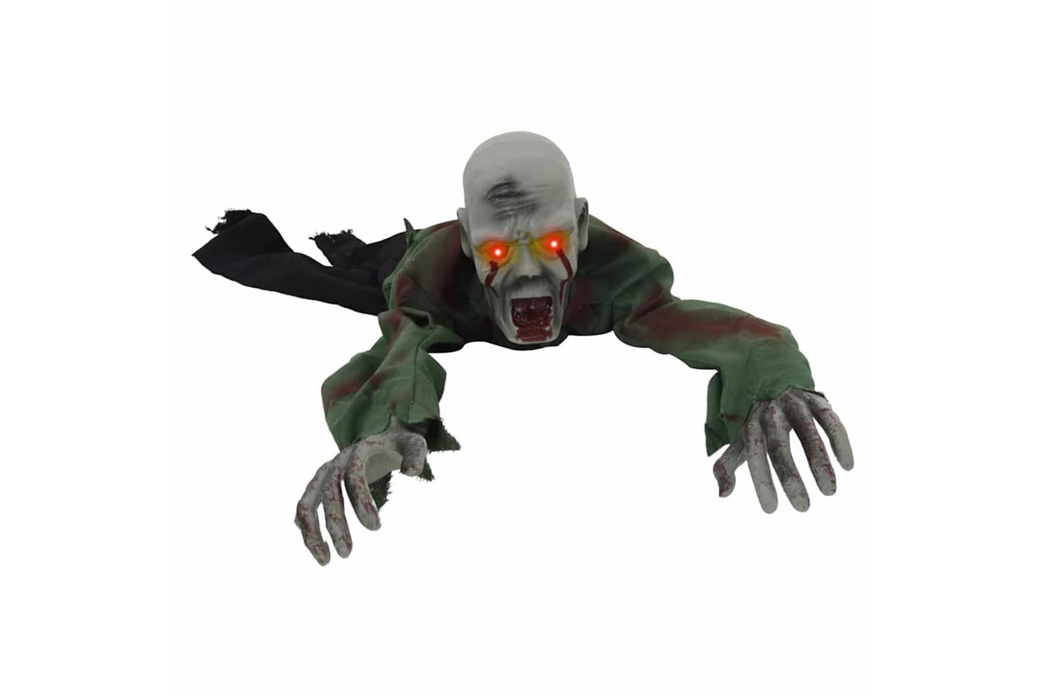 Vidaxl Halloween Crawling Zombie Green 112 X 255 X 215 Cm Polyester