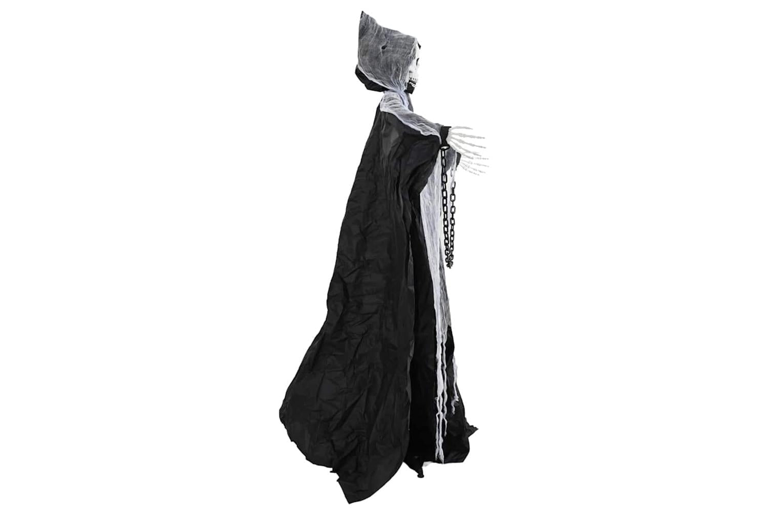 Vidaxl Halloween Grim Reaper Black 60 X 60 X 155 Cm Polyester-4
