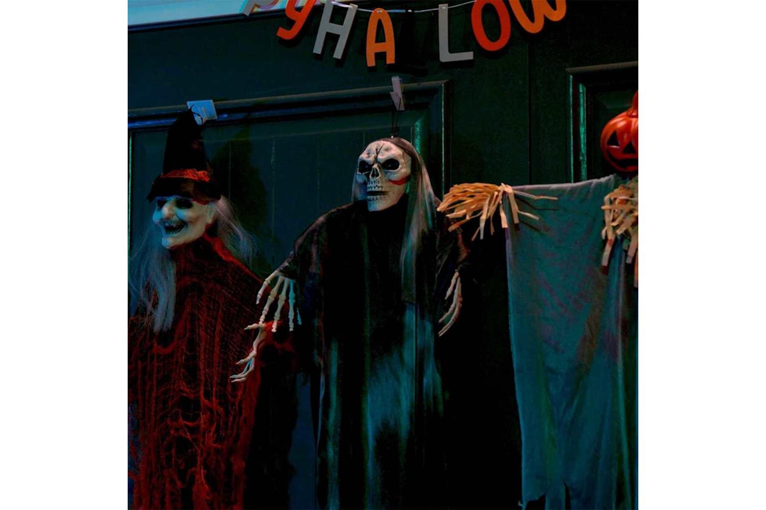 Vidaxl Halloween Hanging Ghost 3 Pcs Multicolour 61 X 97 Cm Polyester-3