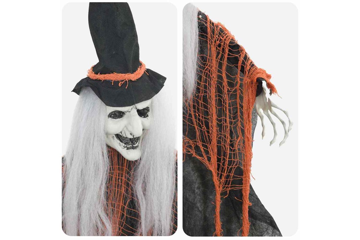 Vidaxl Halloween Hanging Ghost 3 Pcs Multicolour 61 X 97 Cm Polyester-7