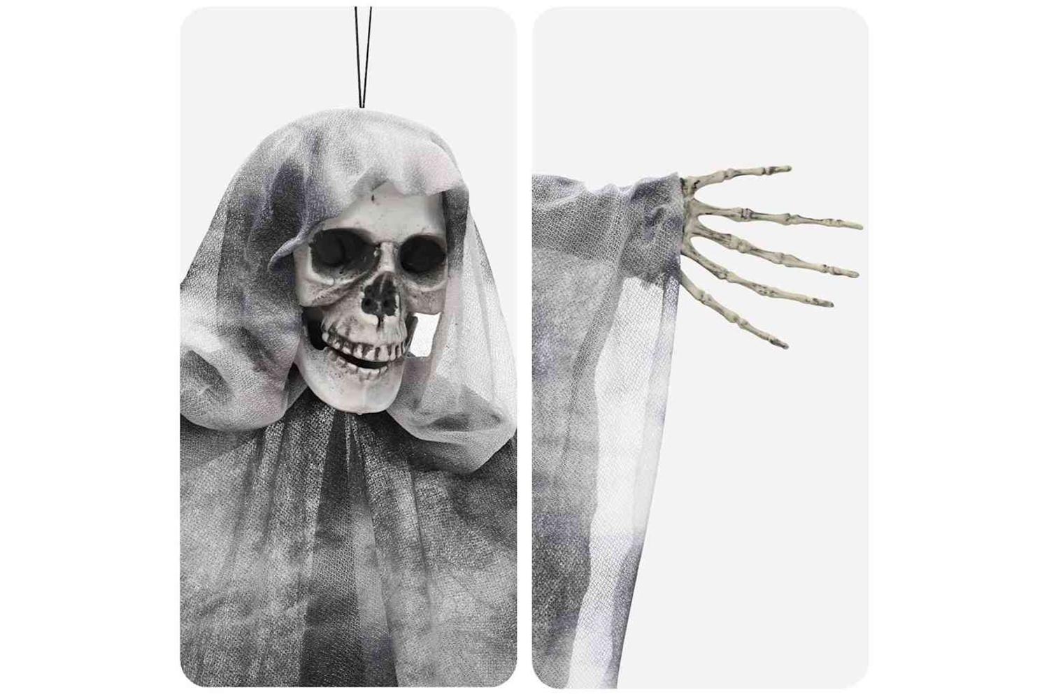 Vidaxl Halloween Hanging Ghost 3 Pcs Multicolour 61 X 97 Cm Polyester-9