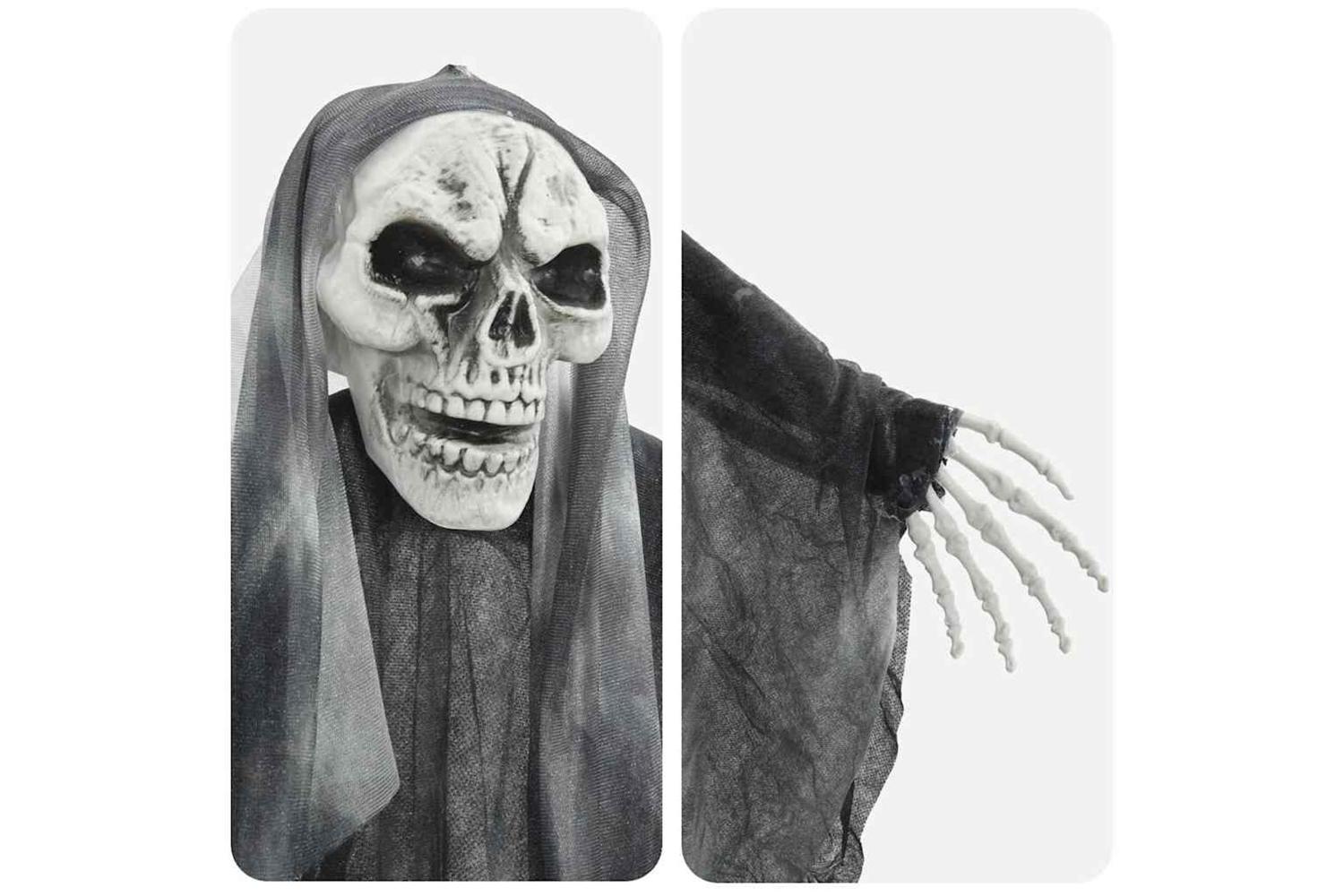 Vidaxl Halloween Hanging Ghost 3 Pcs Black 66 X 110 Cm Polyester-7