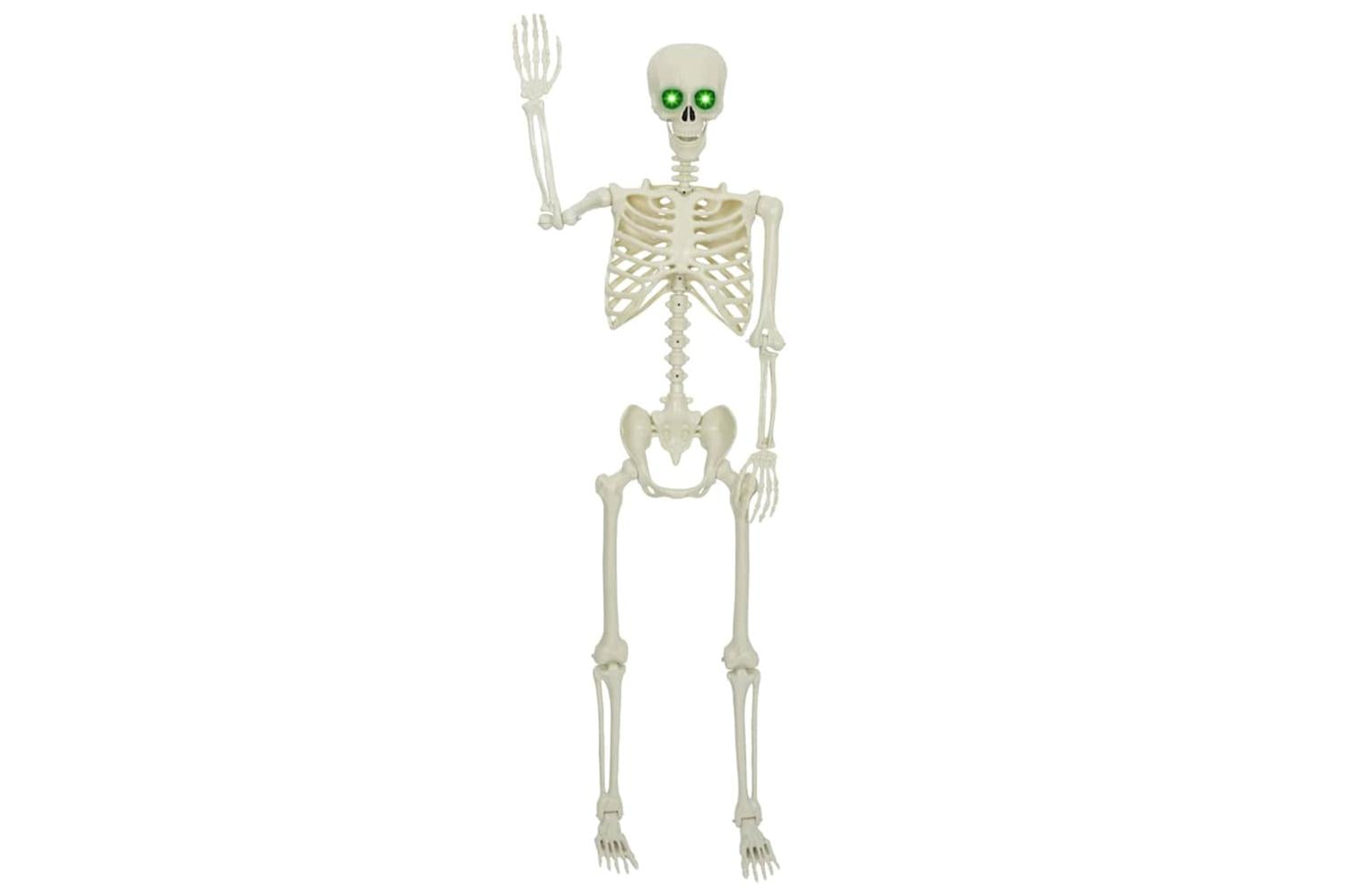 Vidaxl Halloween Skeleton White Plastic-4