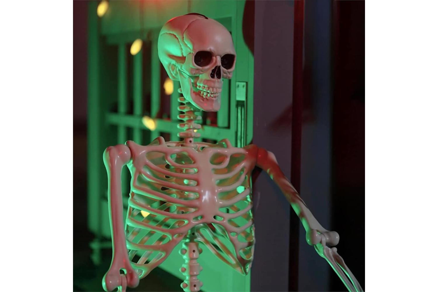 Vidaxl Halloween Skeleton 2 Pcs White 85 Cm Pvc-3