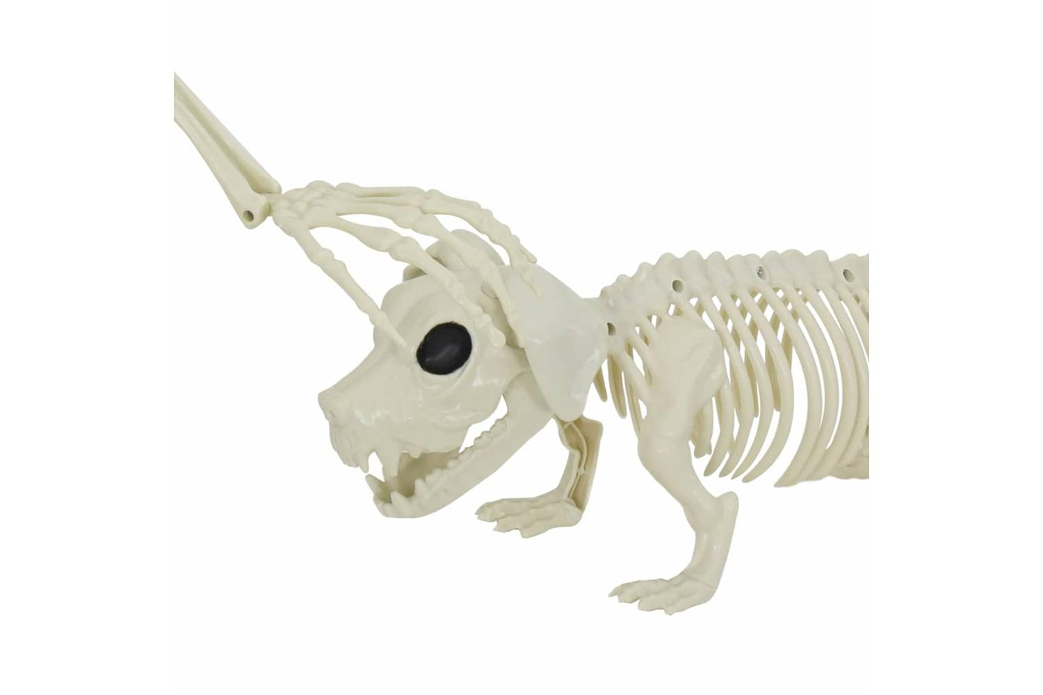 Vidaxl Halloween Decoration Skeleton 2 Pcs White Polypropylene-7