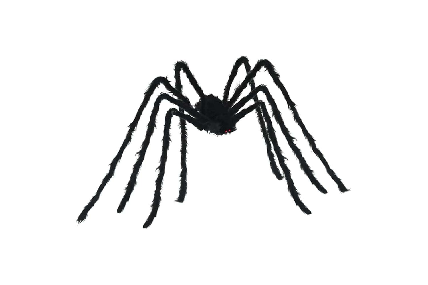 Vidaxl Halloween Spider Decoration 3 Pcs Black 200 Cm Polyester-4