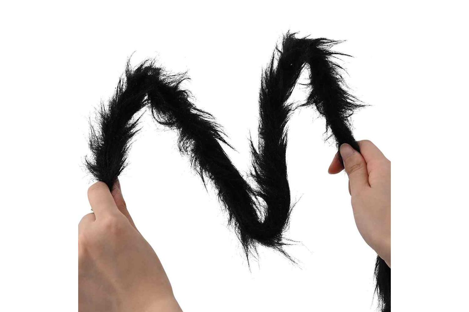 Vidaxl Halloween Spider Decoration 3 Pcs Black 200 Cm Polyester-9