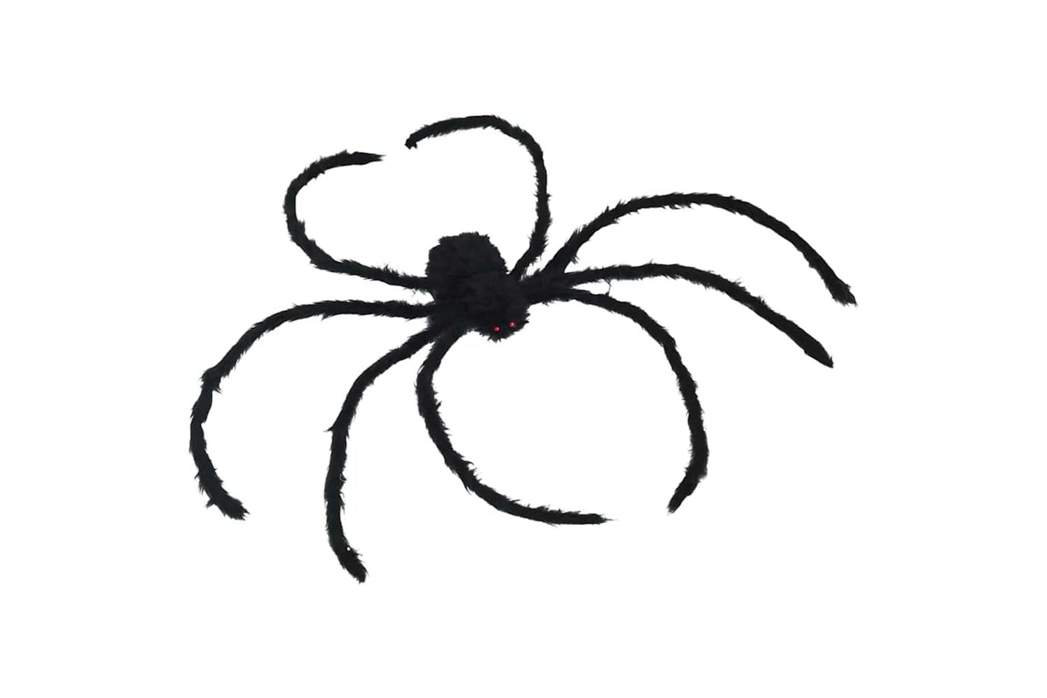 Vidaxl Halloween Spider Decoration With Webs 4 Pcs Black White 150 Cm-5