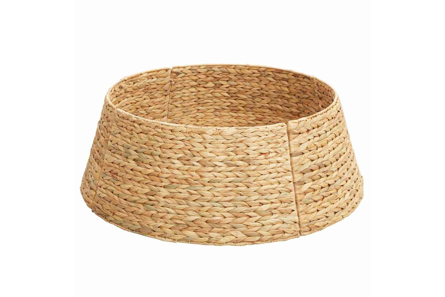 Vidaxl Christmas Tree Collar Brown 60 X 60 X 22 Cm Water Hyacinth