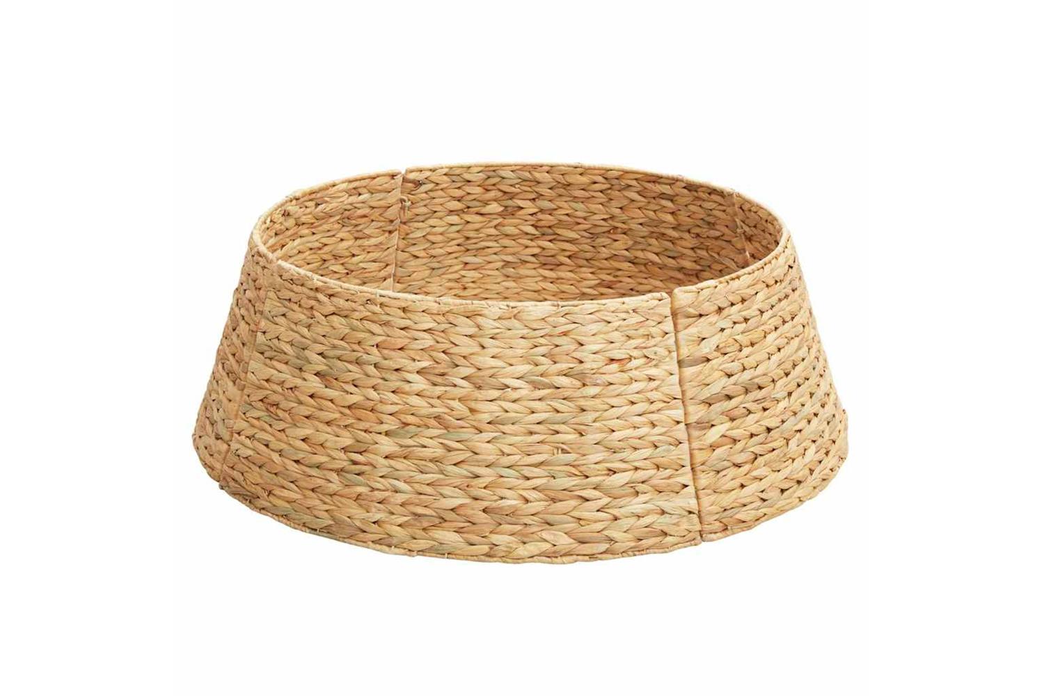 Vidaxl Christmas Tree Collar Brown 75 X 75 X 25 Cm Water Hyacinth-2