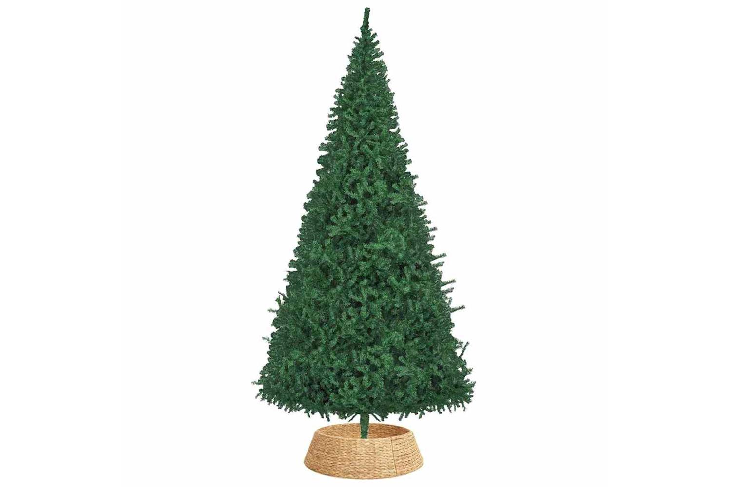 Vidaxl Christmas Tree Collar Brown 105 X 105 X 28 Cm Water Hyacinth-3
