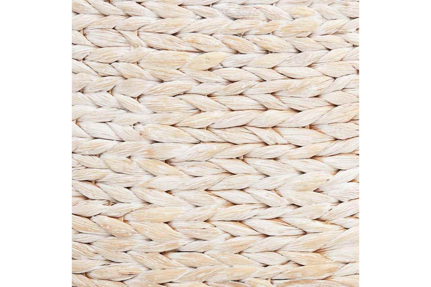 Vidaxl Christmas Tree Collar White 75 X 75 X 25 Cm Water Hyacinth-5