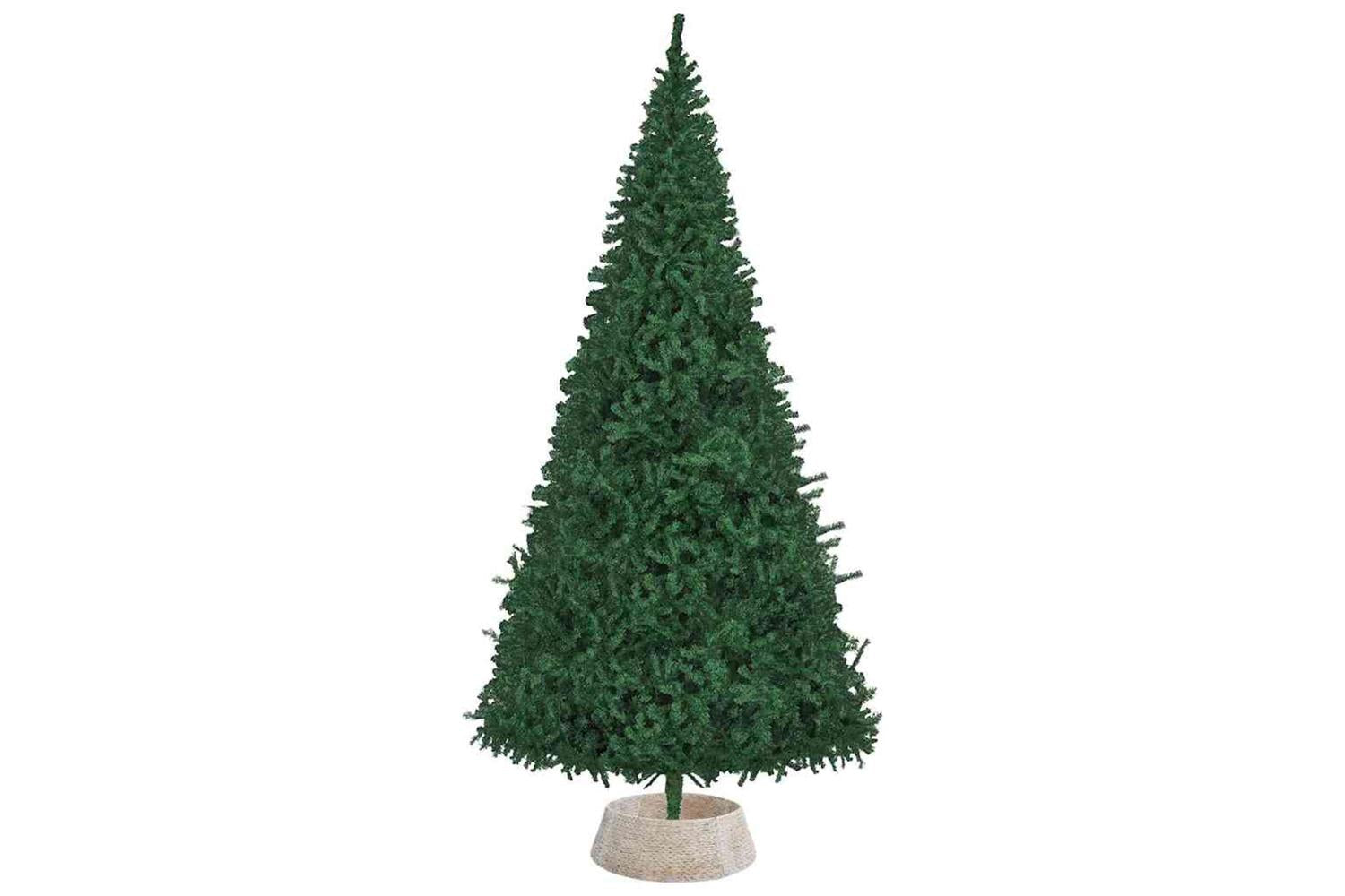 Vidaxl Christmas Tree Collar White 90 X 90 X 28 Cm Water Hyacinth-3