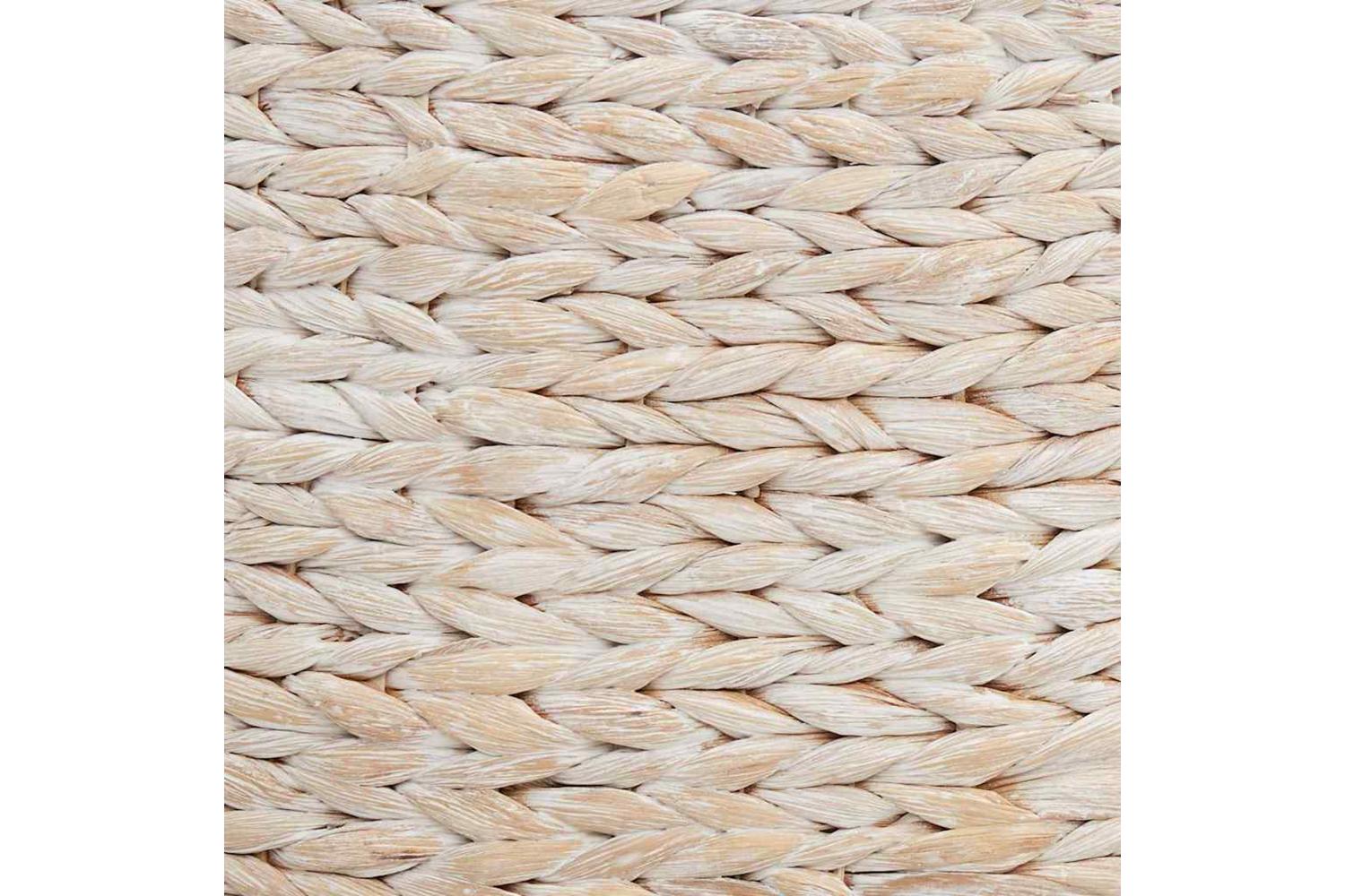 Vidaxl Christmas Tree Collar White 90 X 90 X 28 Cm Water Hyacinth-5