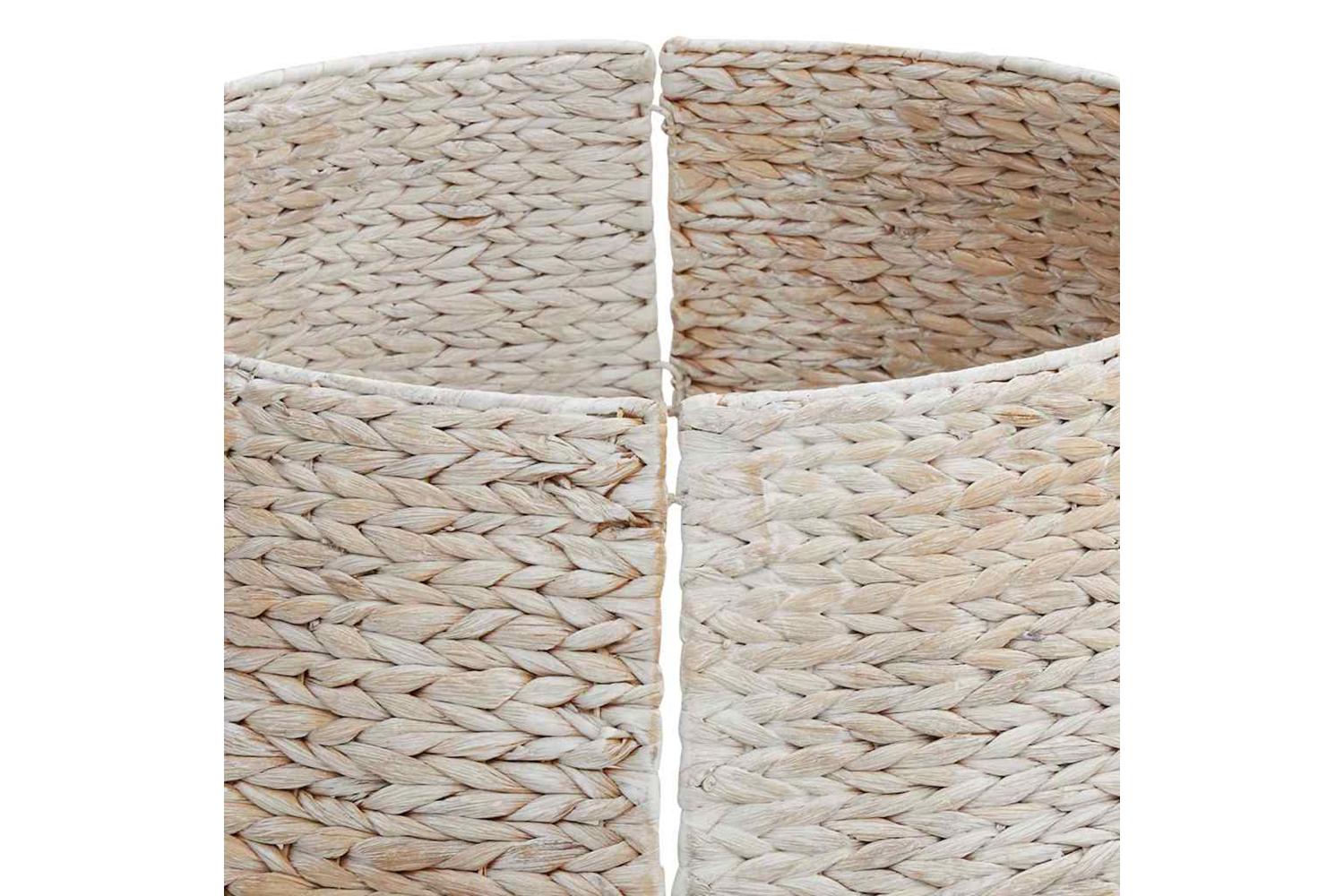 Vidaxl Christmas Tree Collar White 90 X 90 X 28 Cm Water Hyacinth-6