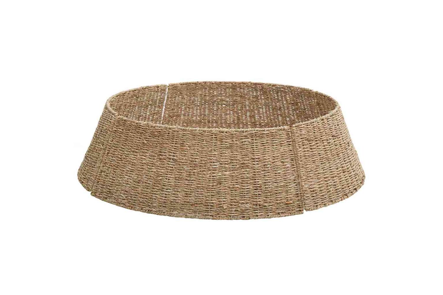 Vidaxl Christmas Tree Collar Brown 105 X 105 X 28 Cm Seagrass-2