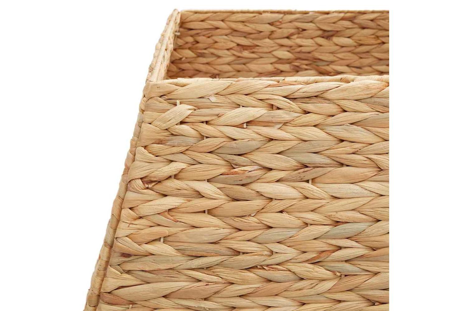 Vidaxl Christmas Tree Collar Brown 70 X 70 X 28 Cm Water Hyacinth-5