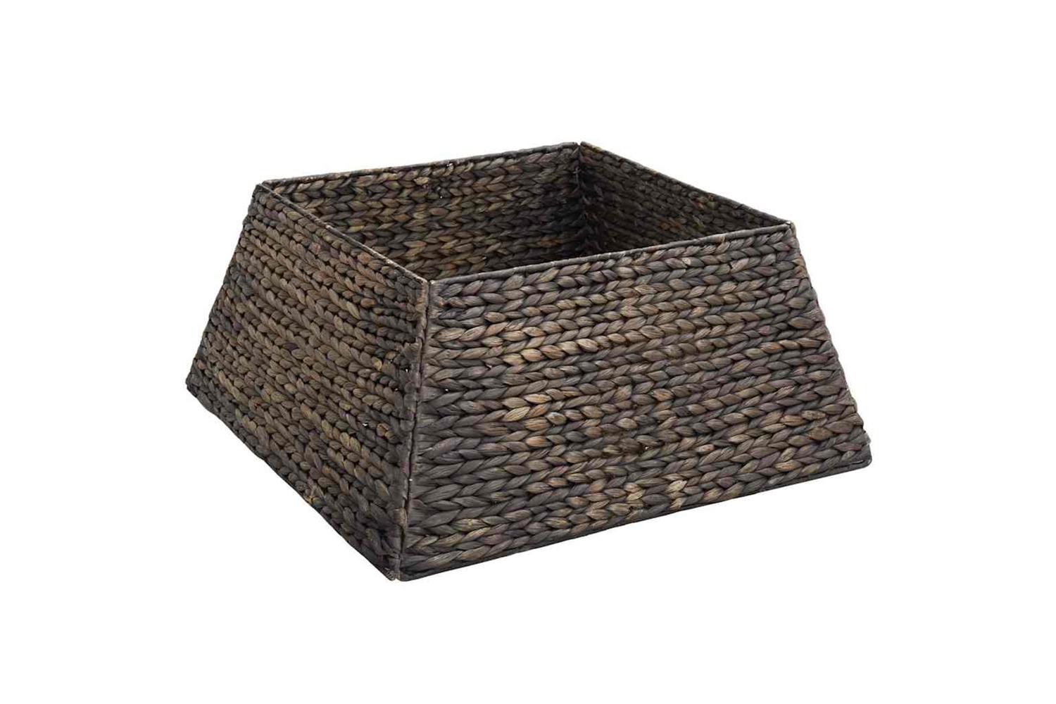 Vidaxl Christmas Tree Collar Black 60 X 60 X 28 Cm Water Hyacinth-2