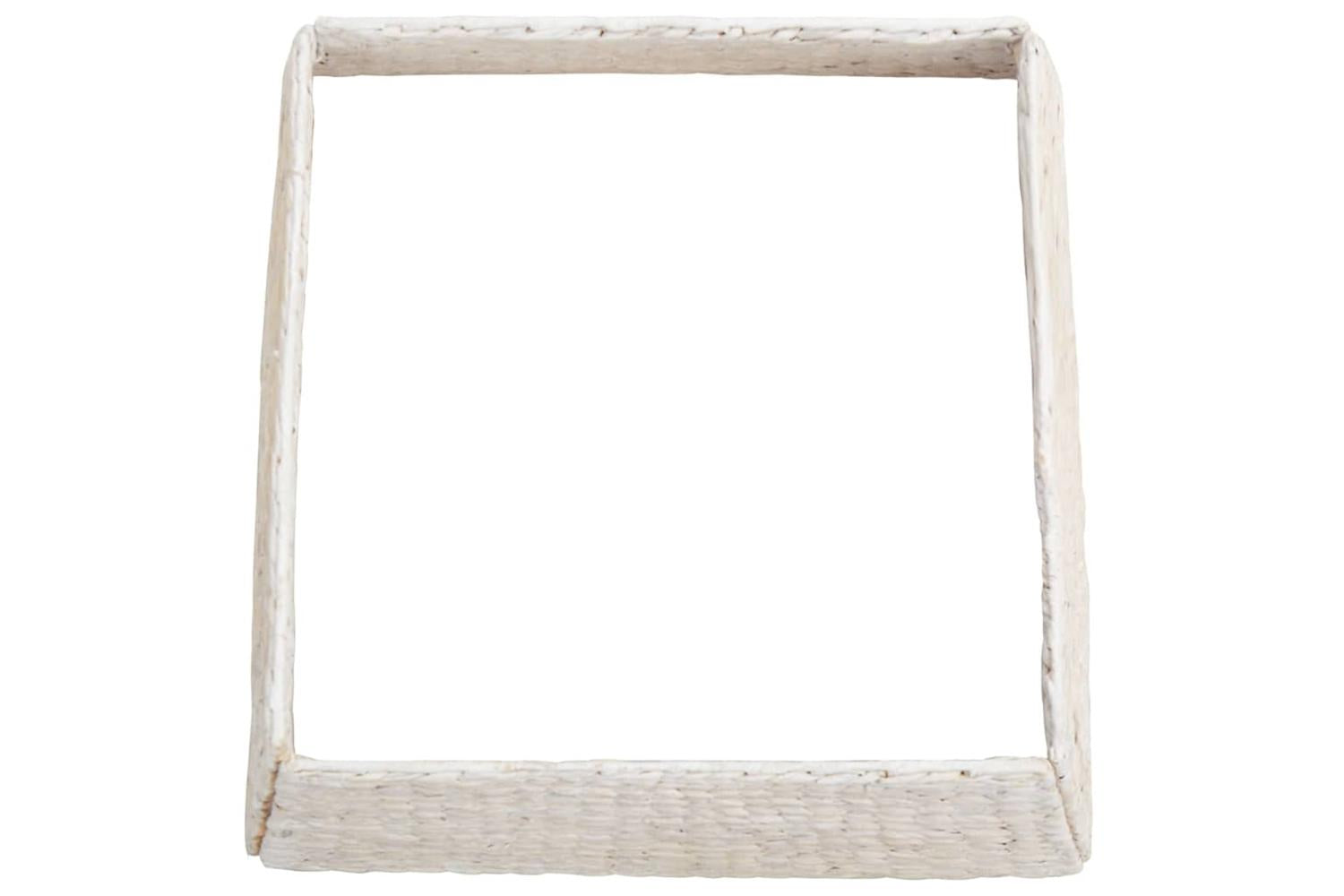 Vidaxl Christmas Tree Collar White 70 X 70 X 28 Cm Water Hyacinth-4