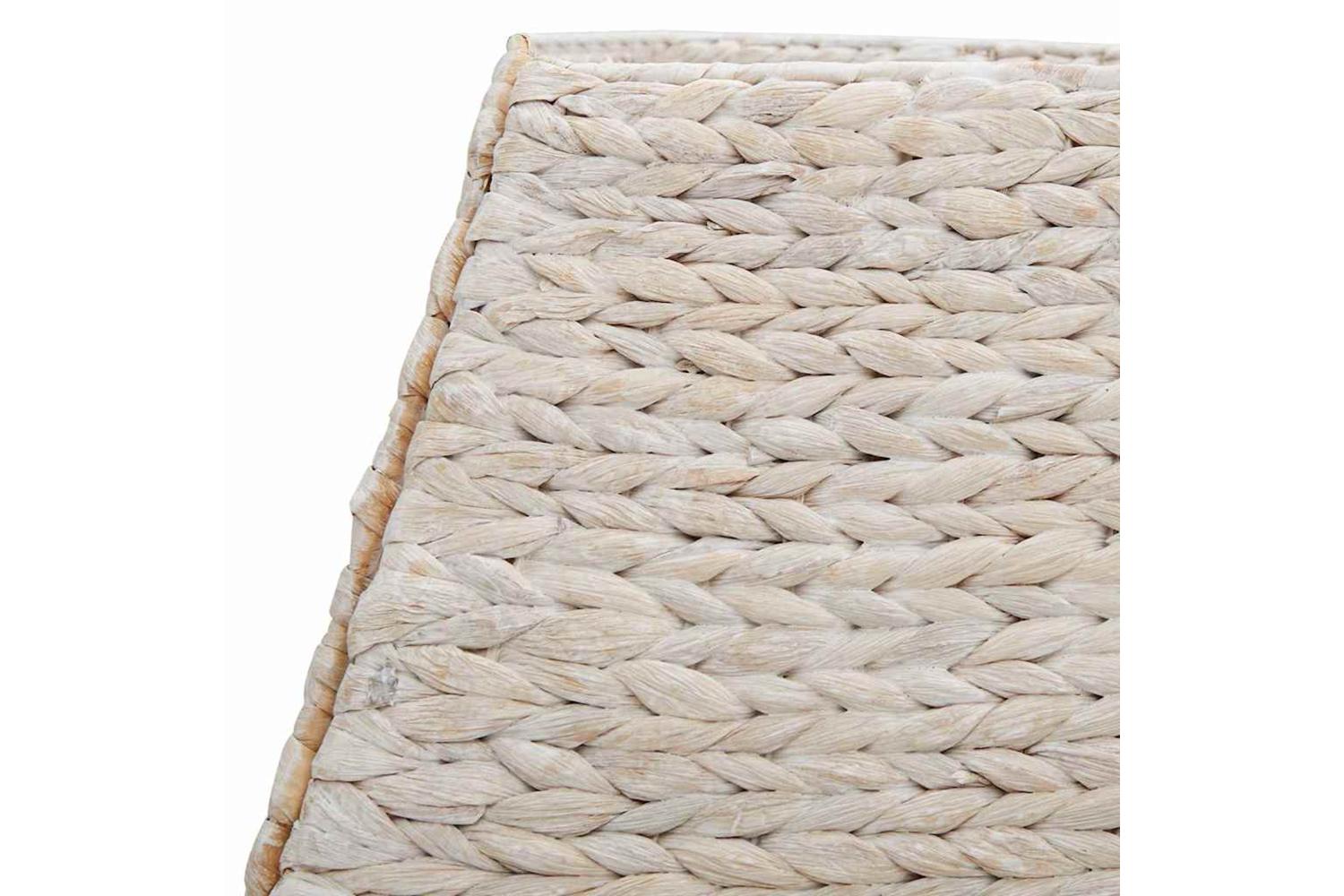 Vidaxl Christmas Tree Collar White 70 X 70 X 28 Cm Water Hyacinth-5