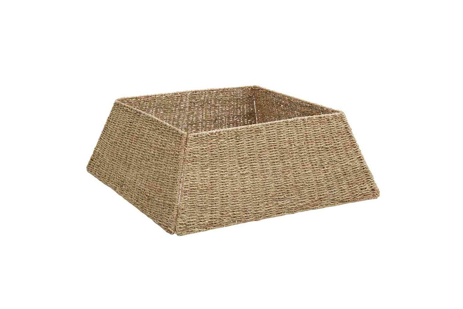 Vidaxl Christmas Tree Collar Brown 70 X 70 X 28 Cm Seagrass-2