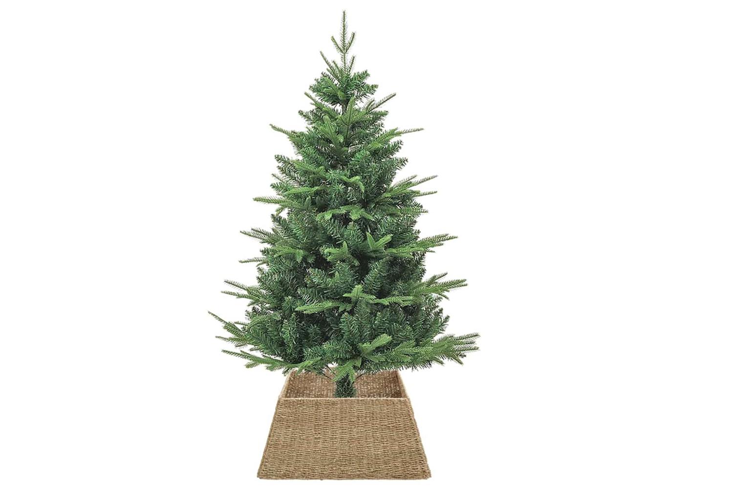 Vidaxl Christmas Tree Collar Brown 70 X 70 X 28 Cm Seagrass-3