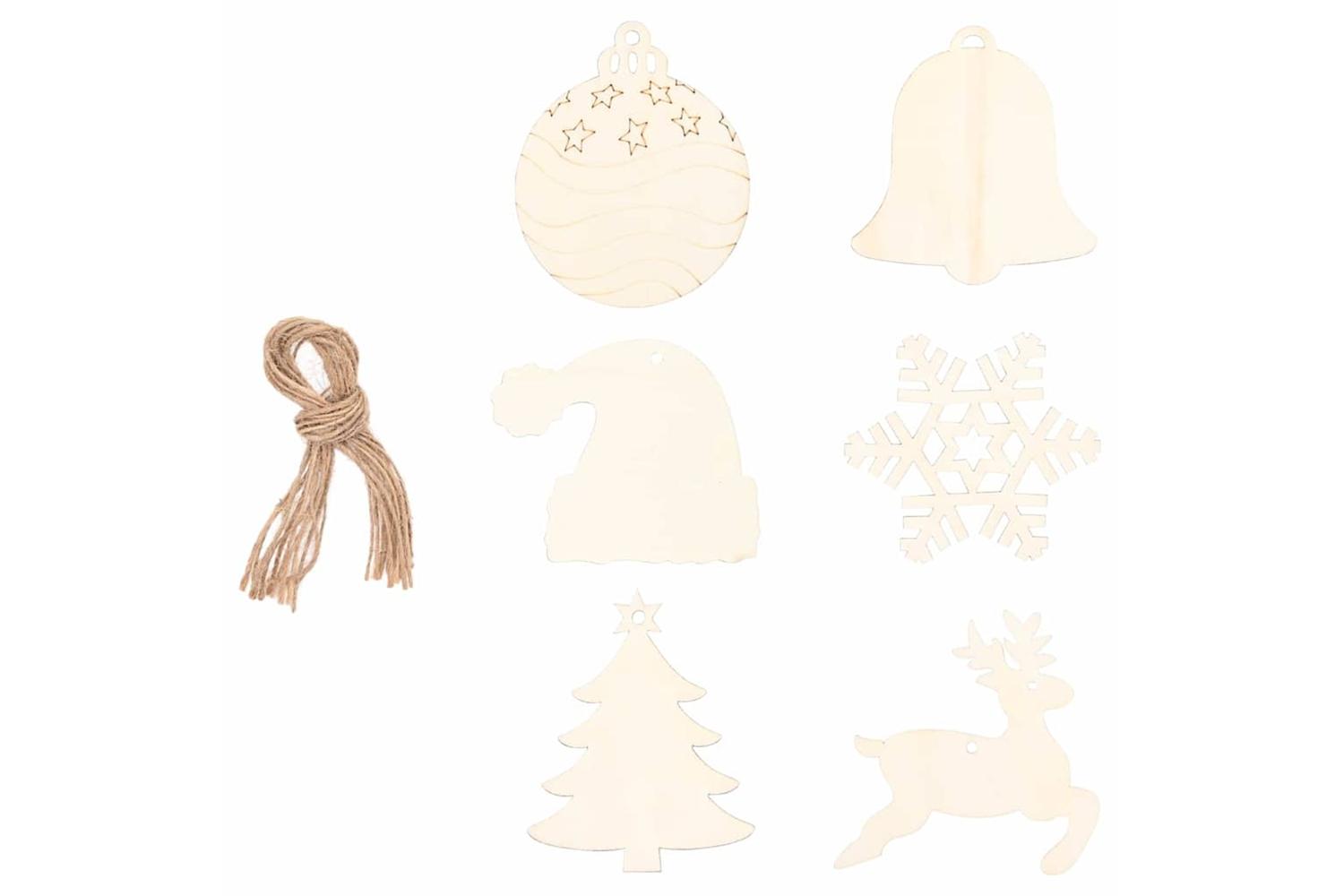 Vidaxl Christmas Tree With 30 Leds Natural 90 Cm Solid Ash Wood-9