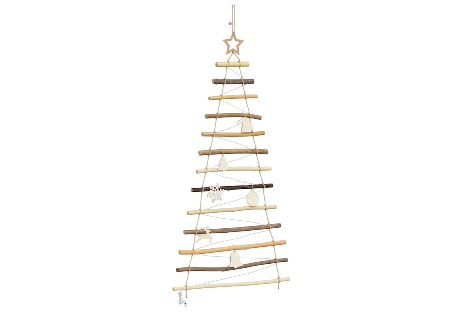 Vidaxl Christmas Tree With 50 Leds Natural 120 Cm Solid Ash Wood-4