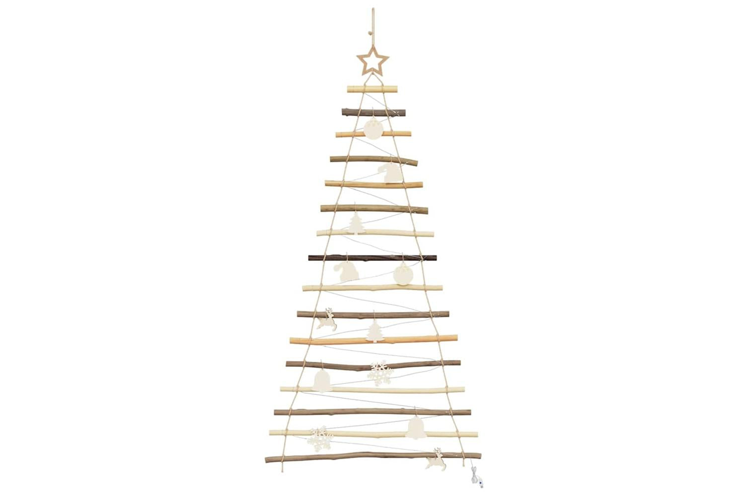 Vidaxl Christmas Tree With 50 Leds Natural 120 Cm Solid Ash Wood-5