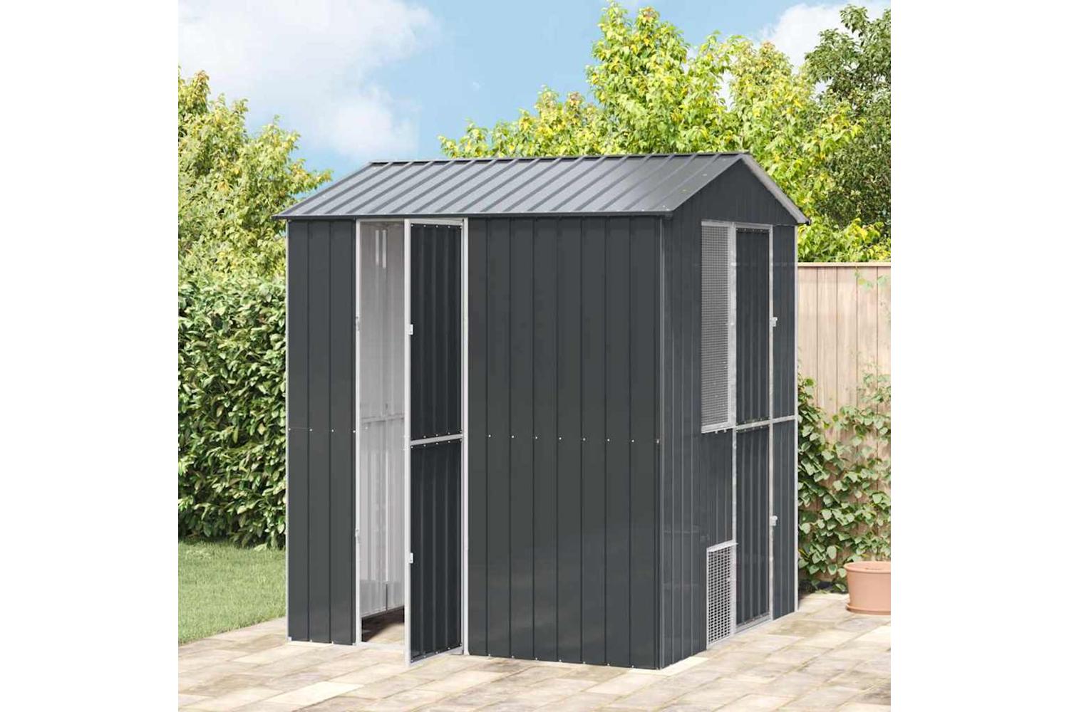 Bird Cage Anthracite 215 X 210 X 247 Cm Galvanised Steel-3