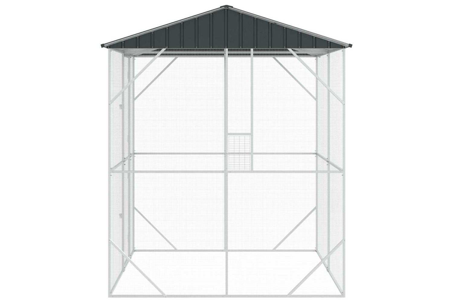 Bird Cage Anthracite 215 X 208 X 247 Cm Galvanised Steel-8