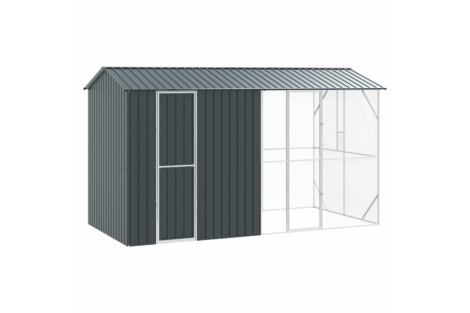 Bird Cage Anthracite 430 X 208 X 247 Cm Galvanised Steel-2