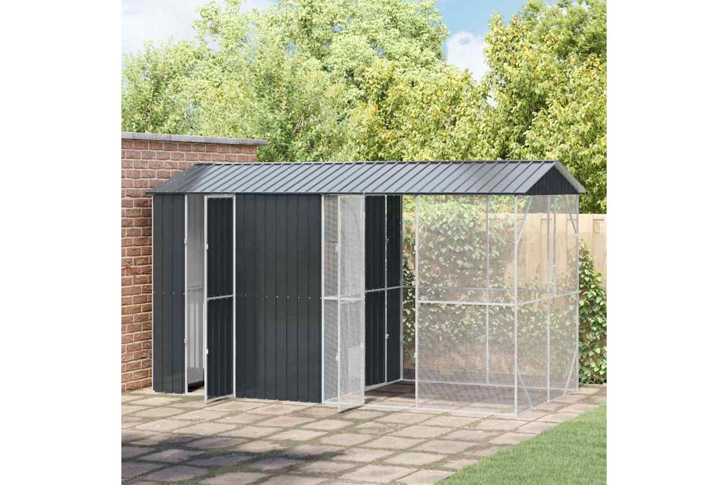 Bird Cage Anthracite 430 X 208 X 247 Cm Galvanised Steel-3