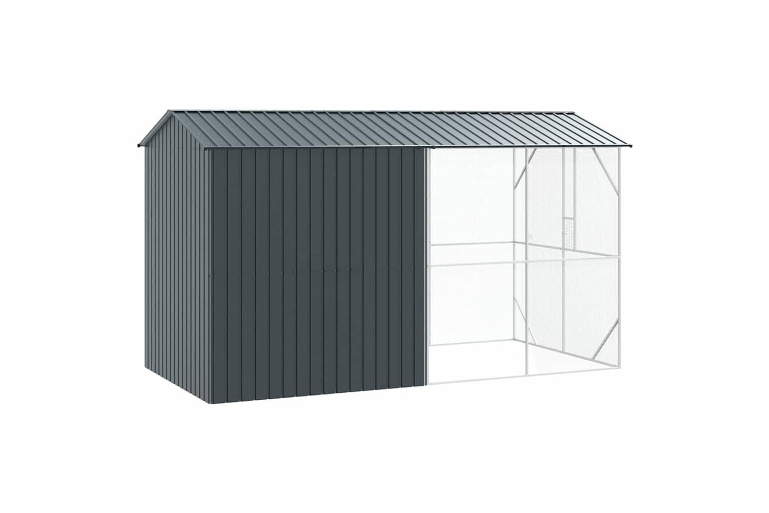 Bird Cage Anthracite 430 X 208 X 247 Cm Galvanised Steel-5