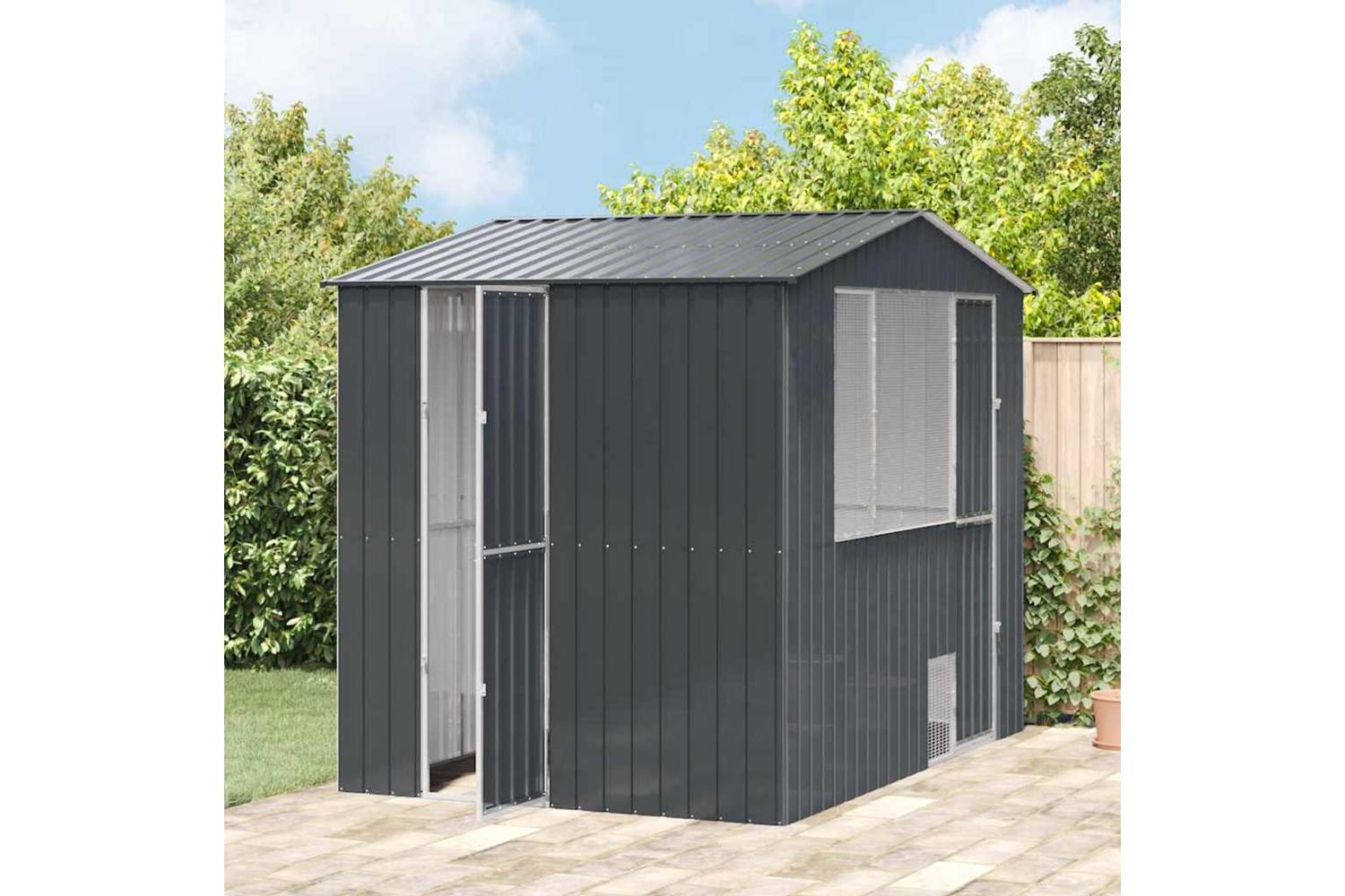 Bird Cage Anthracite 215 X 310 X 247 Cm Galvanised Steel-3