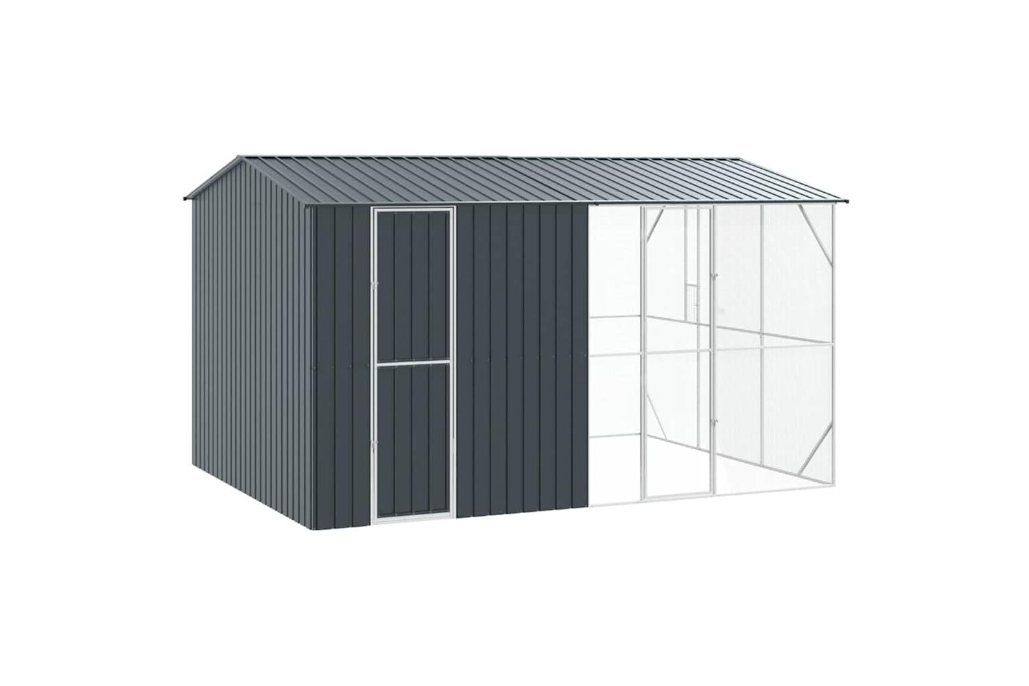 Bird Cage Anthracite 430 X 310 X 247 Cm Galvanised Steel-2
