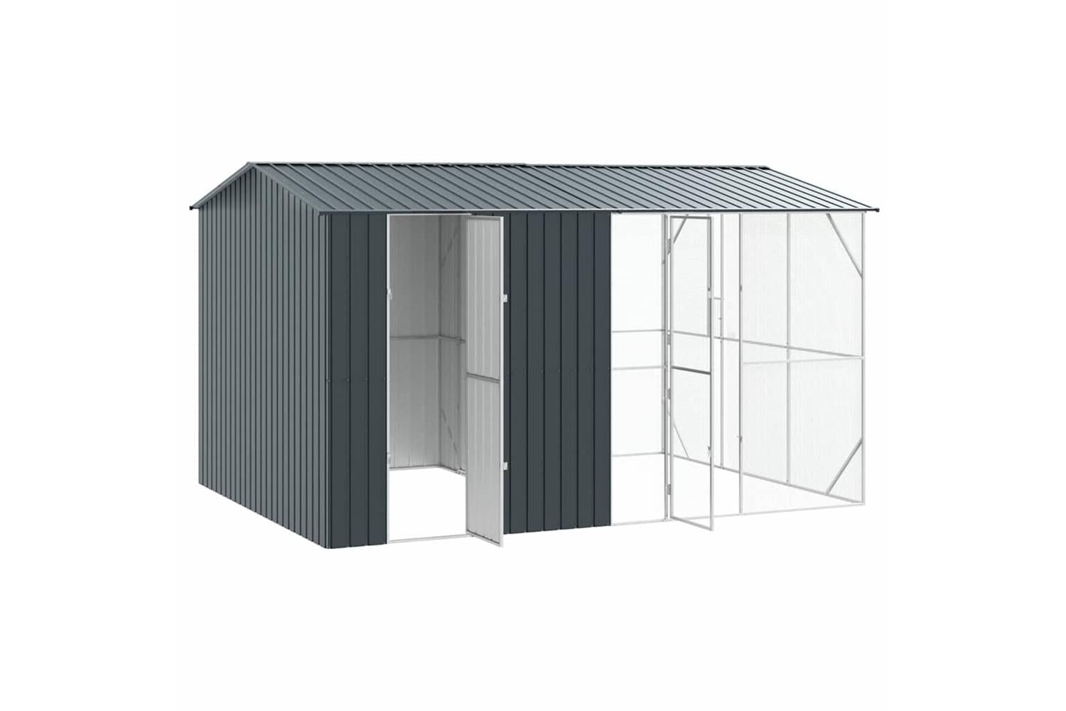 Bird Cage Anthracite 430 X 310 X 247 Cm Galvanised Steel-4