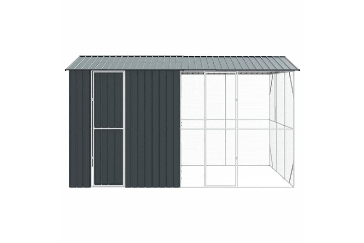 Bird Cage Anthracite 430 X 310 X 247 Cm Galvanised Steel-6