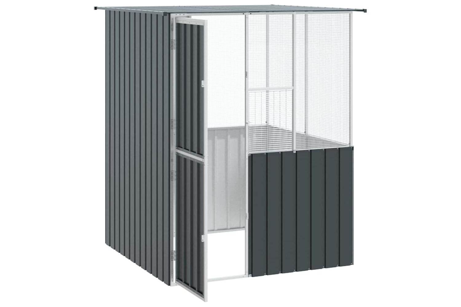 Bird Cage Anthracite 154 X 154 X 200 Cm Galvanised Steel-4
