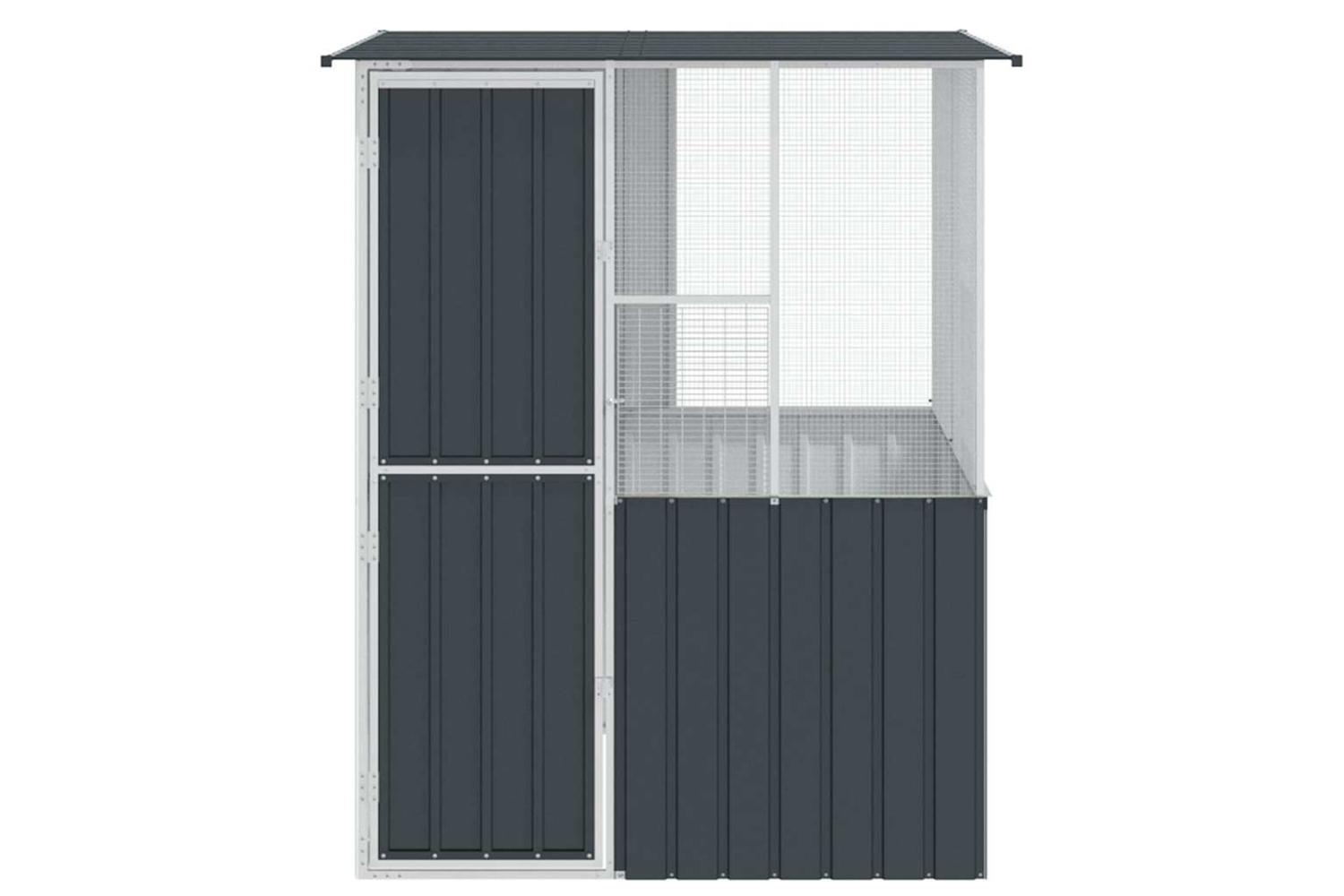 Bird Cage Anthracite 154 X 154 X 200 Cm Galvanised Steel-6