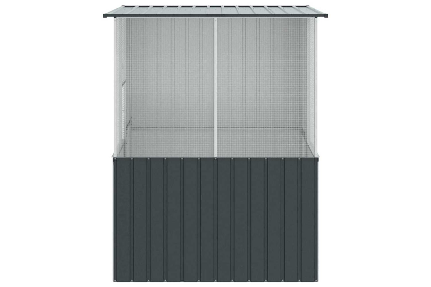 Bird Cage Anthracite 154 X 154 X 200 Cm Galvanised Steel-7