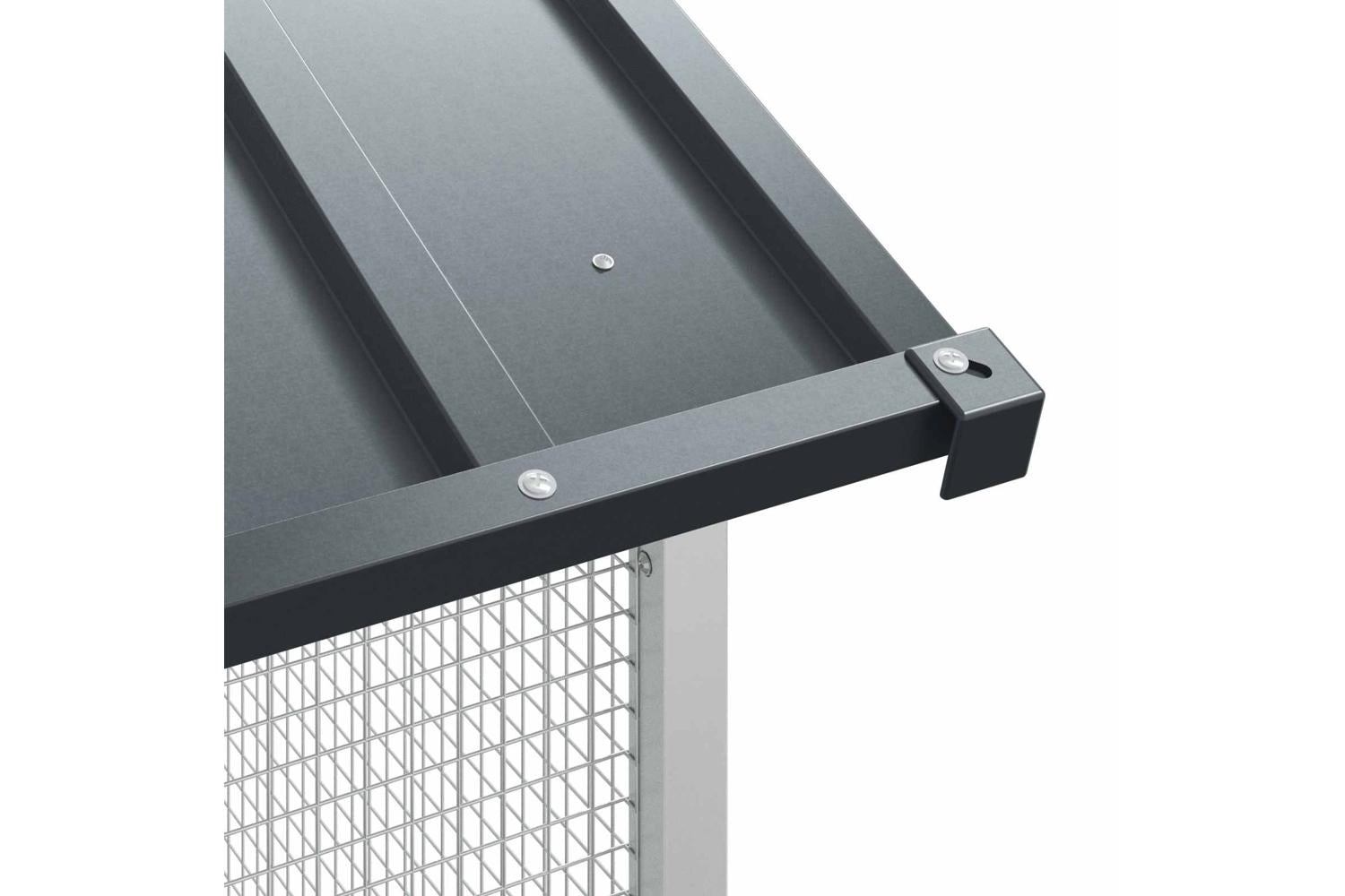 Bird Cage Anthracite 154 X 154 X 200 Cm Galvanised Steel-10